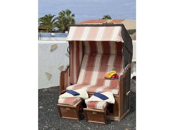 Ferienhaus für 3 Personen, mit Garten in La Pared