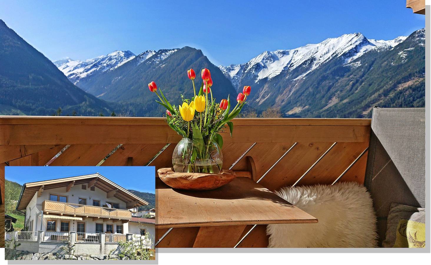 Ganze Ferienwohnung, Apartment/2 Schlafräume/Bad, Wc in Neukirchen am Großvenediger, Kitzbüheler Alpen