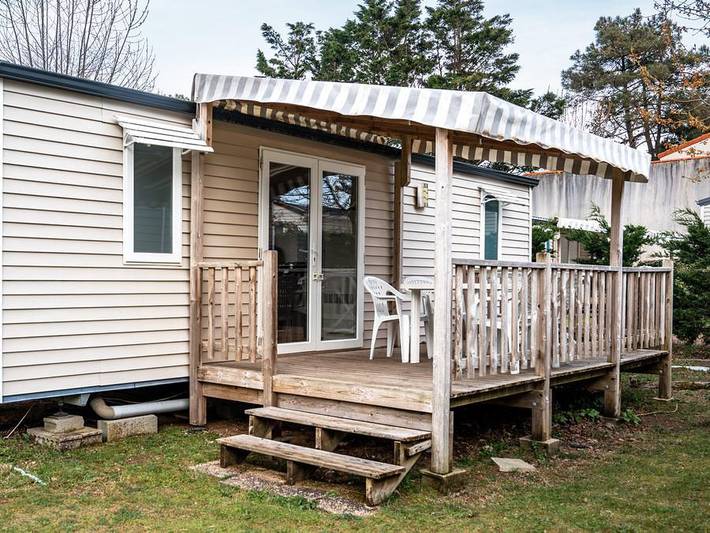 Camping Les Violettes  - Mobilhome 4 personas - Rossignol - 2 habitaciones in L'Aiguillon-la-Presqu'île, Vandea