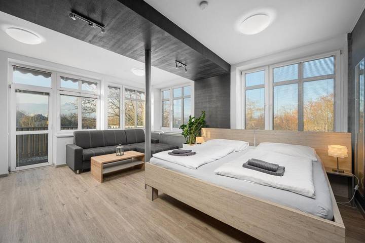 Apartament wakacyjny dla 4 osób, z Taras i Ogród oraz Widok w Liberec