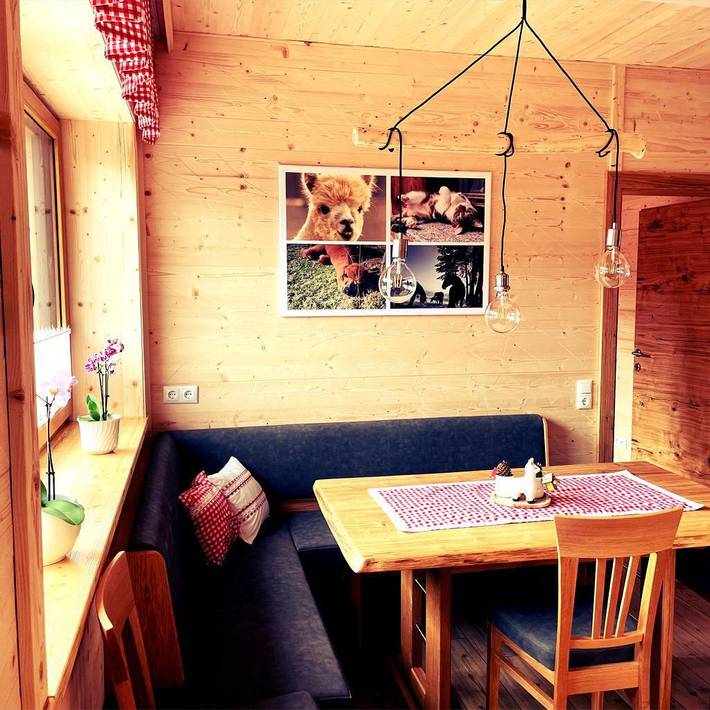 Ganze Wohnung, Ferienwohnung Alpakaglück - Ferienwohnung mit Alpaka-Kino in Abschlag, Gemeinde Bad Großpertholz