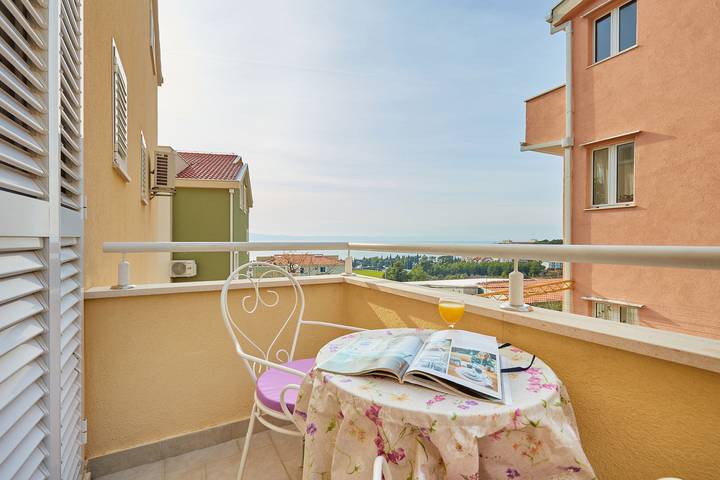 Apartament wakacyjny dla 2 osób, z Balkon w Tučepi