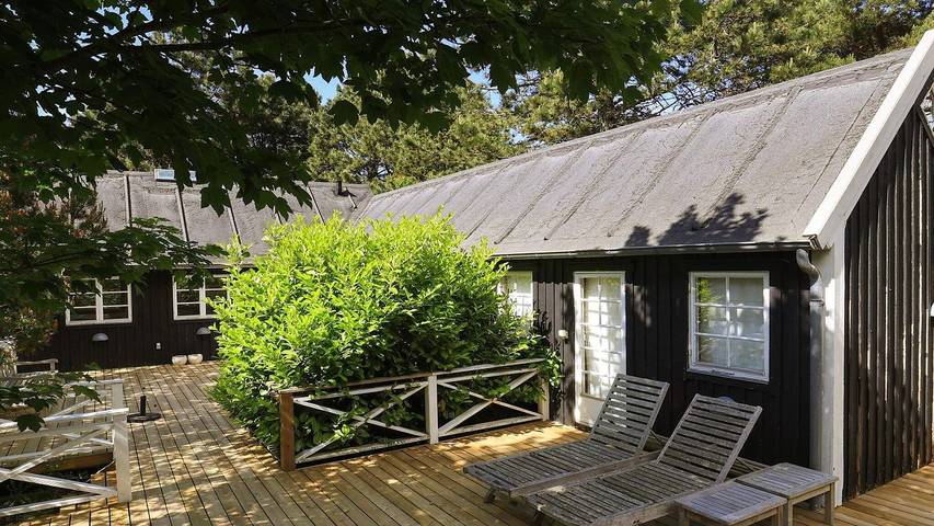 Ferieudlejning for 12 personer, med terrasse i Liseleje
