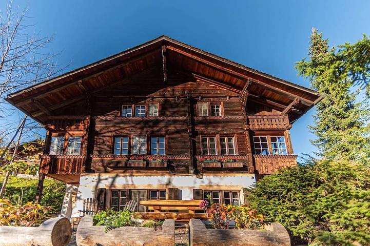 Chalet für 8 Personen, mit Garten