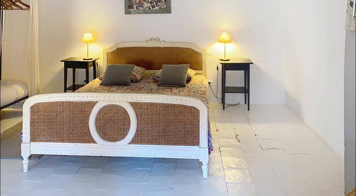 Les chambres de la Villa Eugénie in Lézignan-Corbières, Côte méditerranéenne (France)