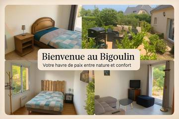 Location de vacances pour 4 personnes, avec terrasse et jardin à Saint-Briac-sur-Mer