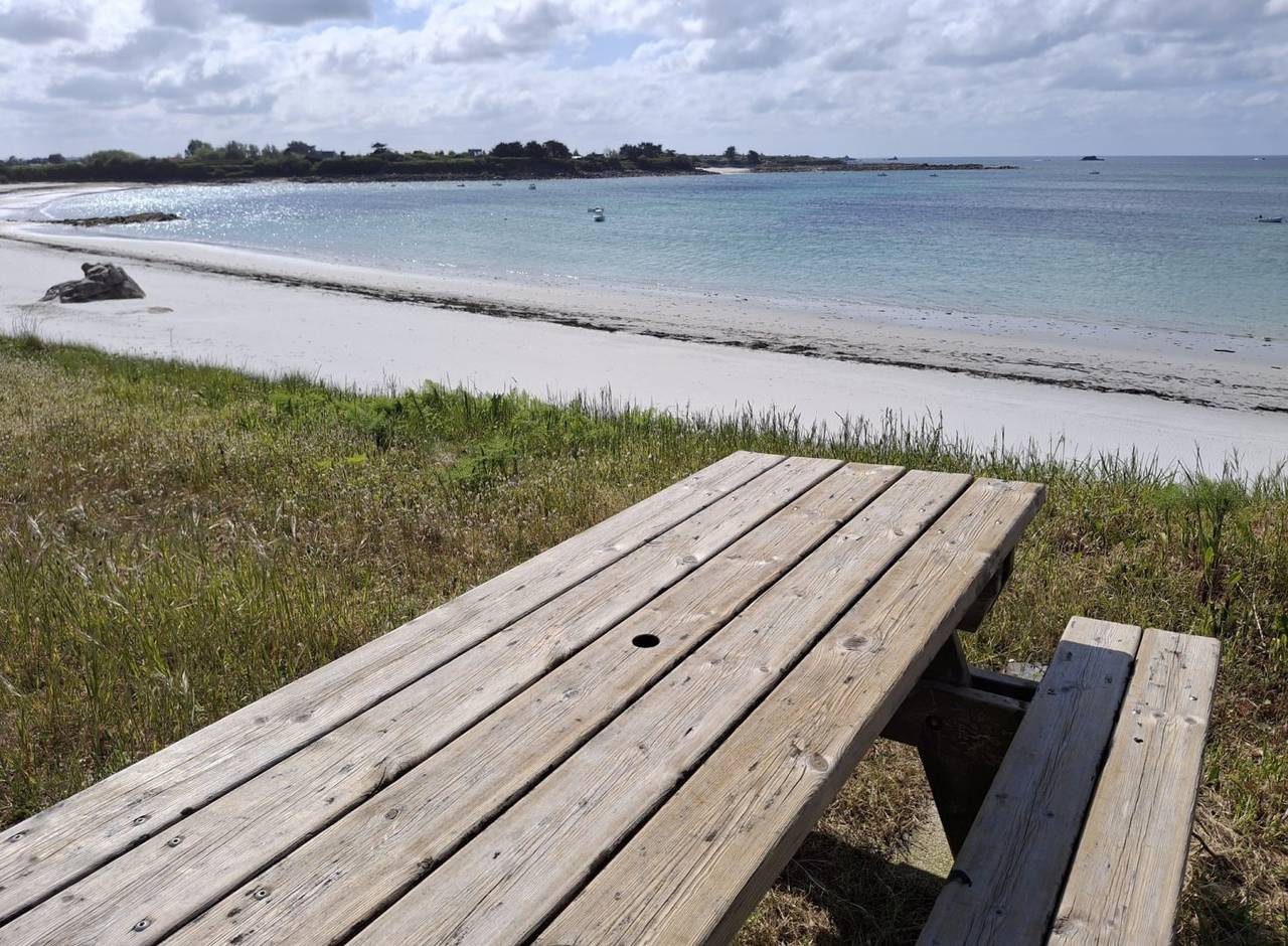 Villa Les Mouettes, pieds dans l'eau, vue mer in Santec, Ceinture Dorée