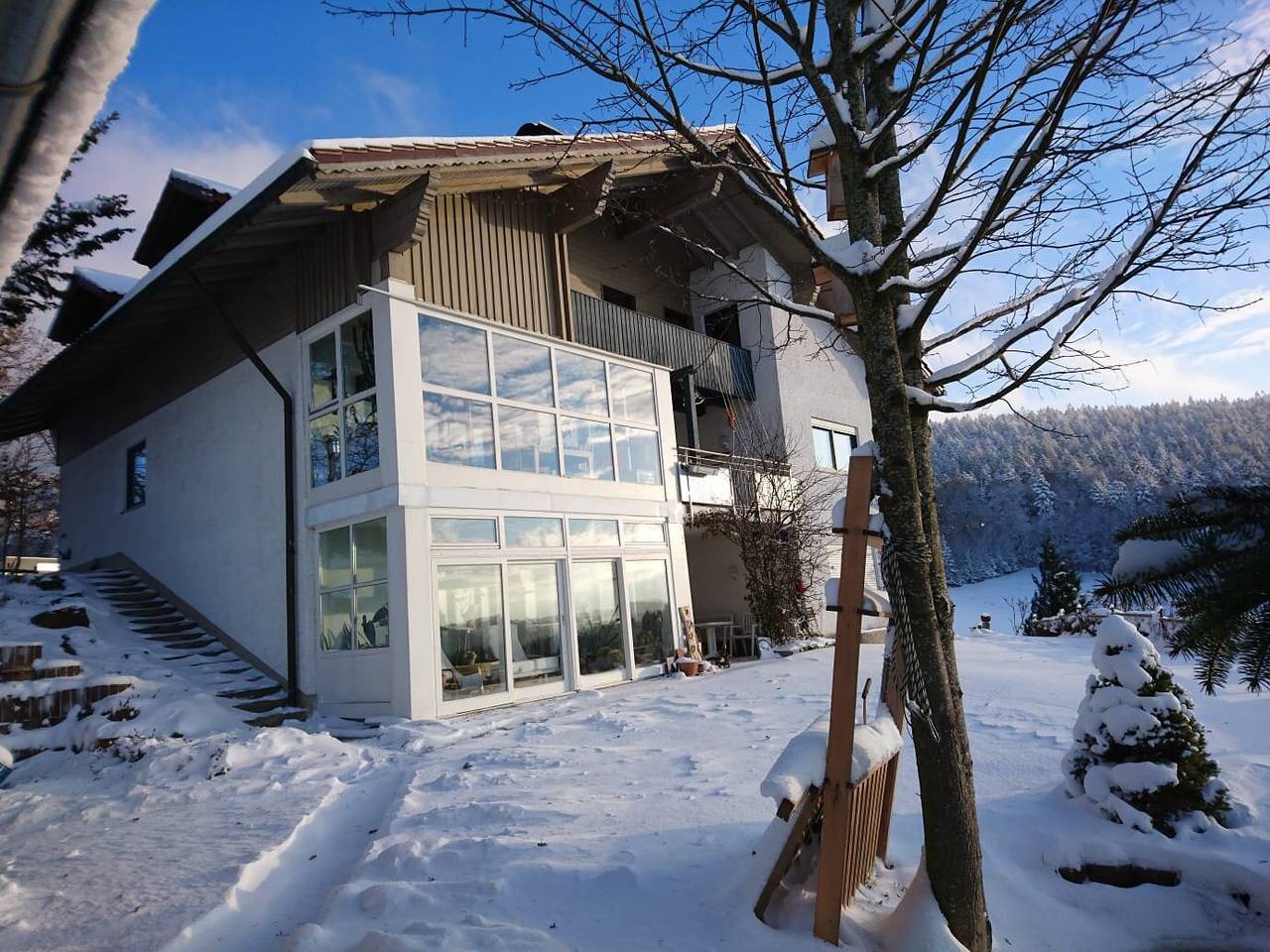 Ganze Wohnung, Ferienwohnung Grabmeier - Nummer 3" mit Bergblick, Balkon und Wi-Fi in Grainet, Ostbayern