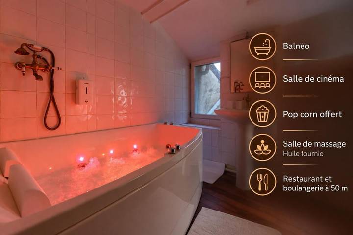 Location de vacances pour 2 personnes, avec Jacuzzi à Bélâbre
