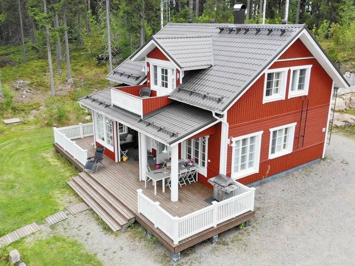 Villa kukkula in Multia, Mittelfinnland