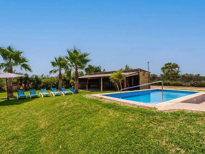 Villa für 8 Personen, mit Balkon und Garten sowie Pool in Es Trenc - 4
