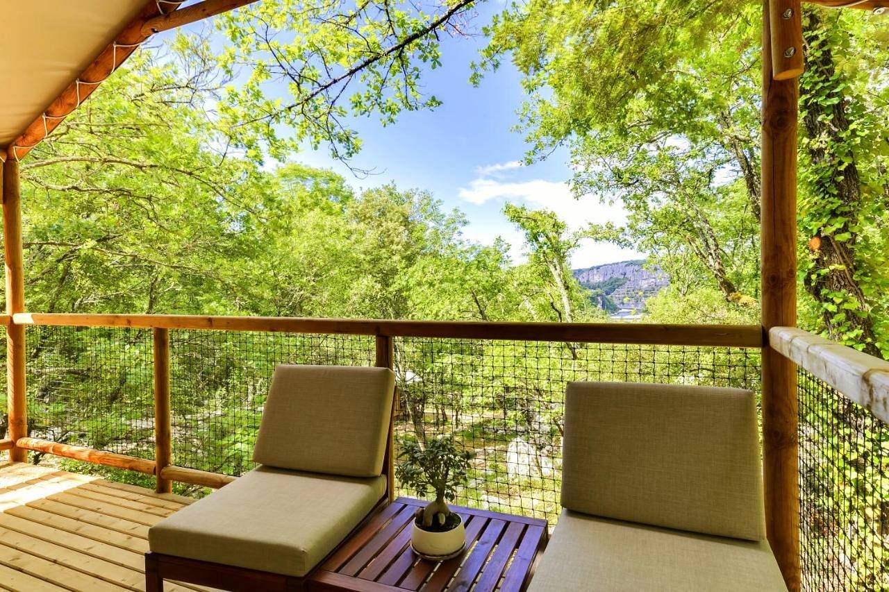 Cabanes Lodges Le Servière in Balazuc, Ardèche