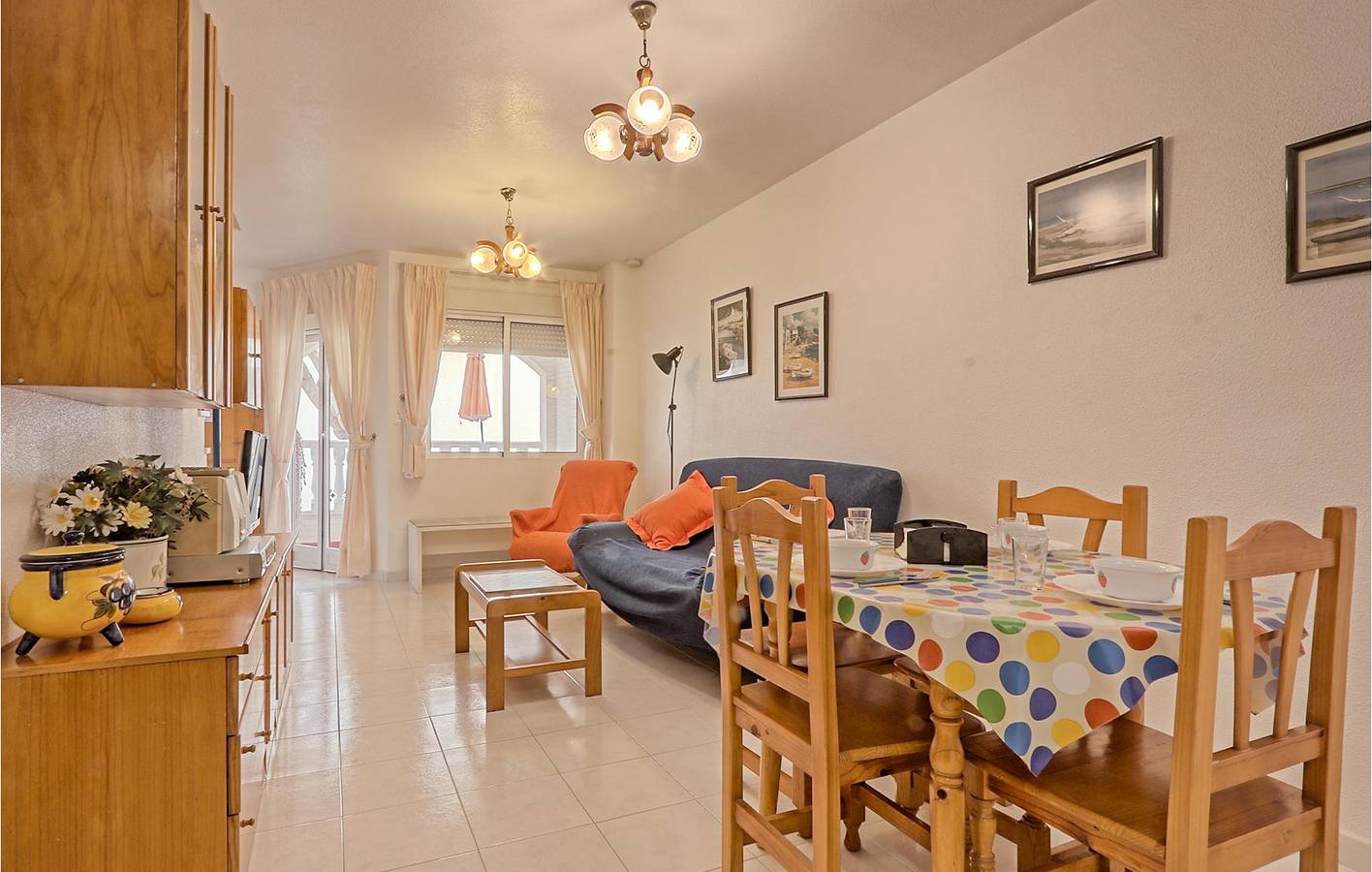 Appartement mit Poolterrasse 700 m vom Strand entfernt in Santa Pola, Costa Blanca
