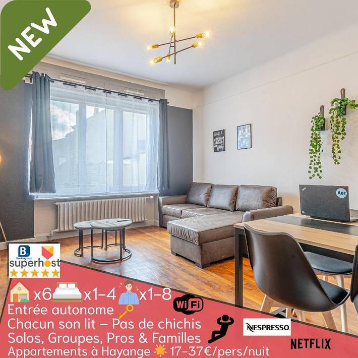 Appartement de vacances pour 6 personnes