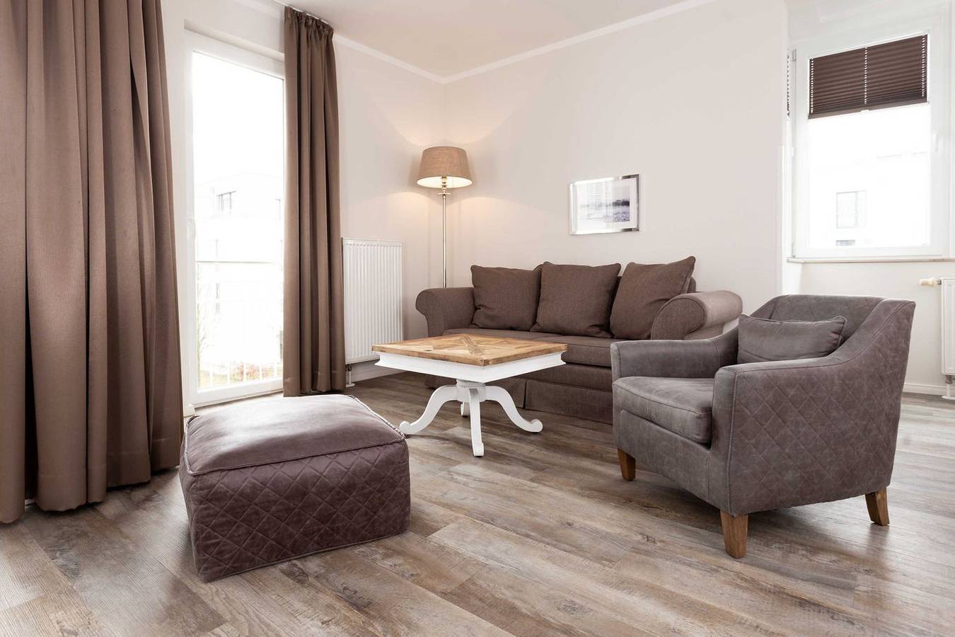 Ganze Wohnung, Komfortables Apartment mit Balkon, Wellness und Strandnähe im Ostseebad Binz in Ostseebad Binz, Binz