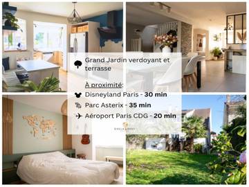 Location de vacances pour 10 personnes, avec terrasse à Montfermeil