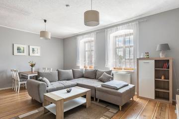 Ferienwohnung für 4 Personen, mit Garten und Terrasse, mit Haustier in Lindow