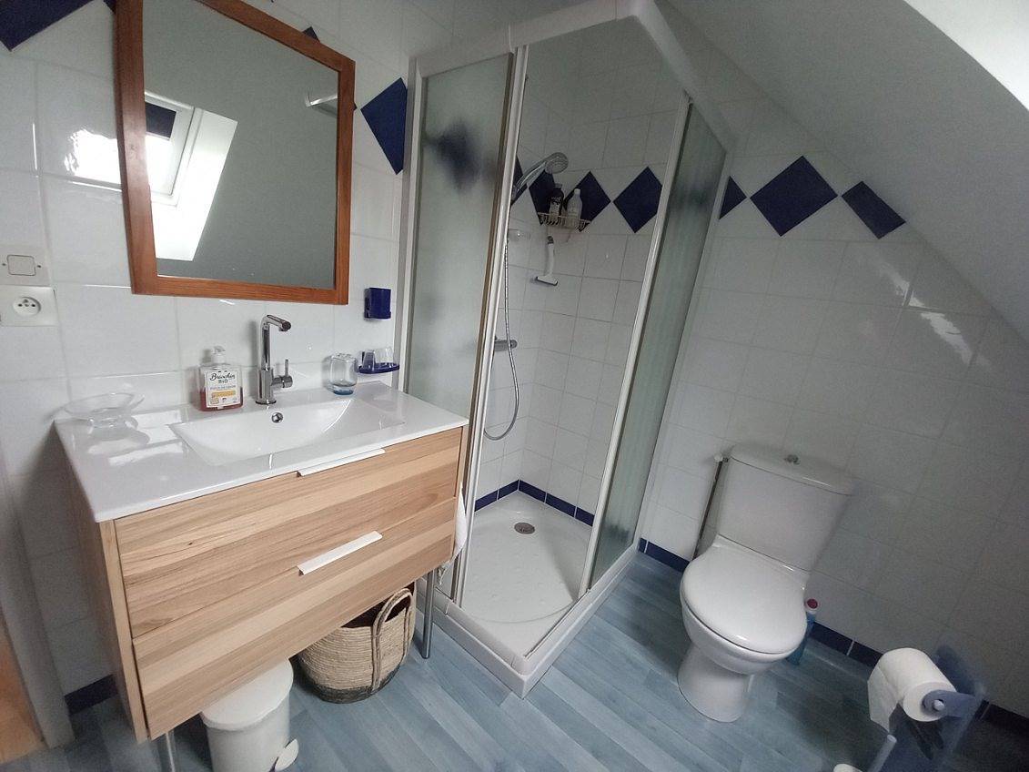 Chambre indépendante située au 1er étage de la maison - Chambre in Morieux, Côte de Goëlo