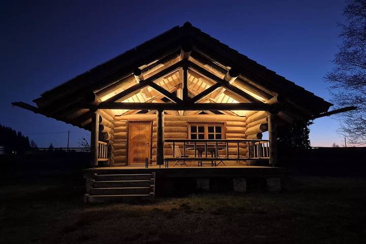 Blockhütte für 4 Personen, mit Garten, mit Haustier in Haidmühle