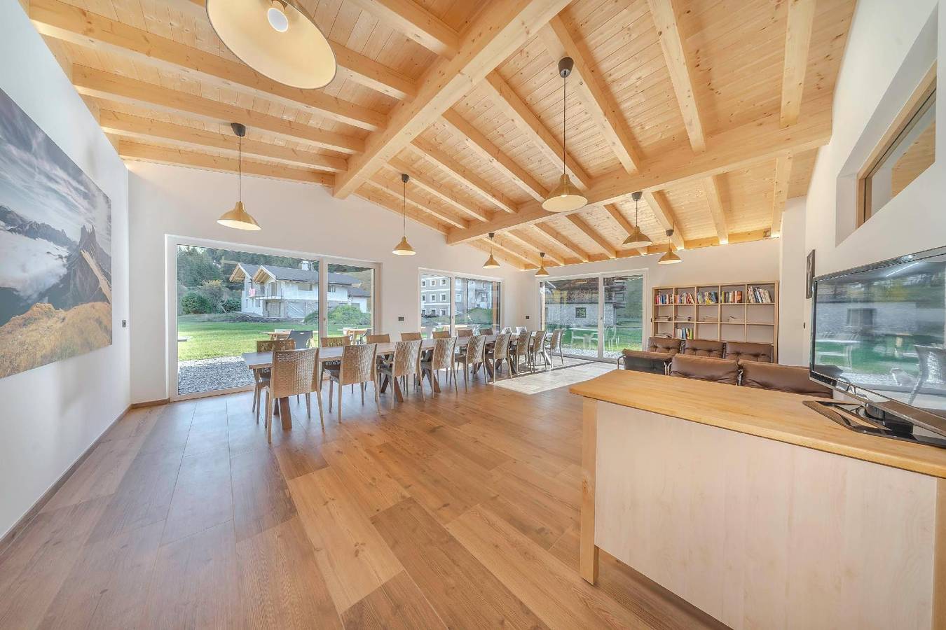 Chalet in the countryside in the South Tyrolean Dolomites in Wolkenstein, Dolomiti Superski