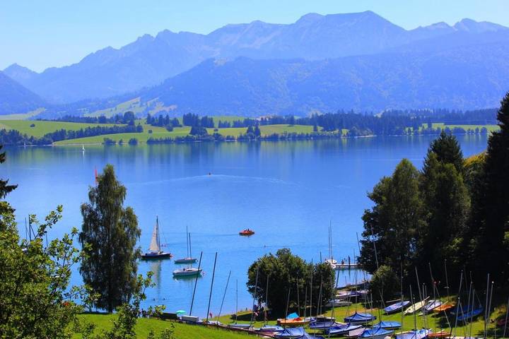 Hotel für 2 Personen, mit Ausblick und Garten sowie Sauna und Seeblick in Rieden - 4