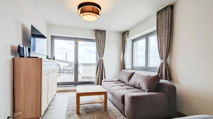 Ferienwohnung für 3 Personen, mit Ausblick und Terrasse in Norderney Nordstrand