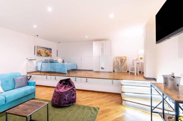 Pension voor 3 personen, met uitzicht en balkon in Palermo