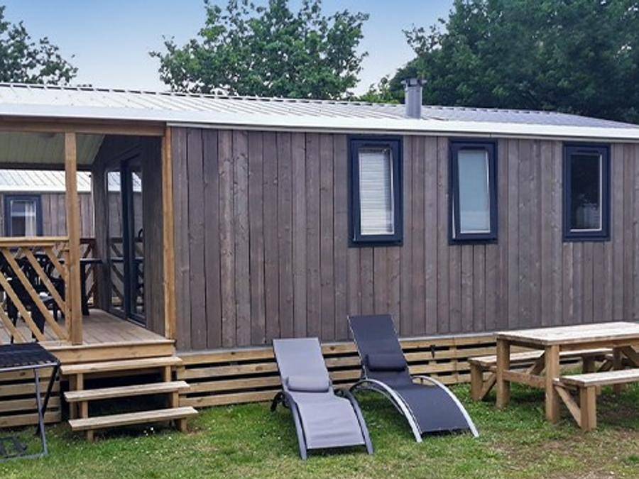 Camping la Grande Métairie - Mobile home 4 persons - Comfort | 2 Bedrooms | 4 Pers | Small Terrace | Air Conditioning | Tv in Carnac, Côte des Mégalithes