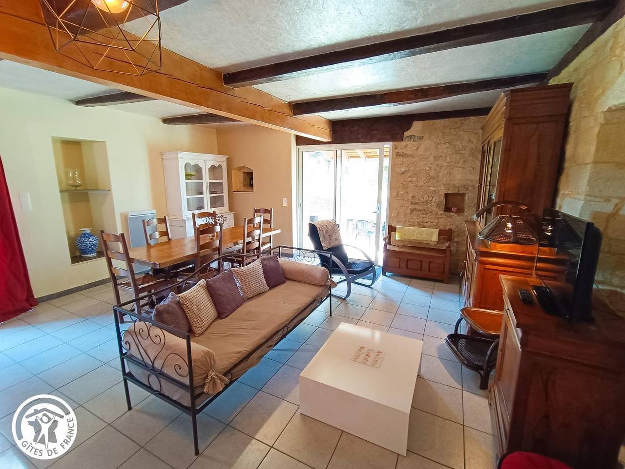 Gîte voor 6 personen met terras in Salviac, Lot