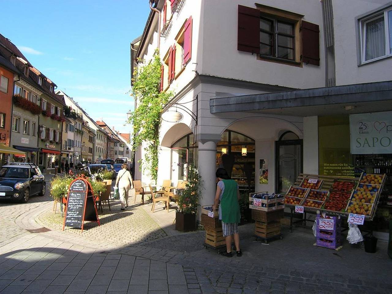 Ganze Ferienwohnung, Altstadtperle - wohnen mittendrin - - Altstadtperle Wohnung 1 in Wangen im Allgäu, Region Bodensee-Oberschwaben