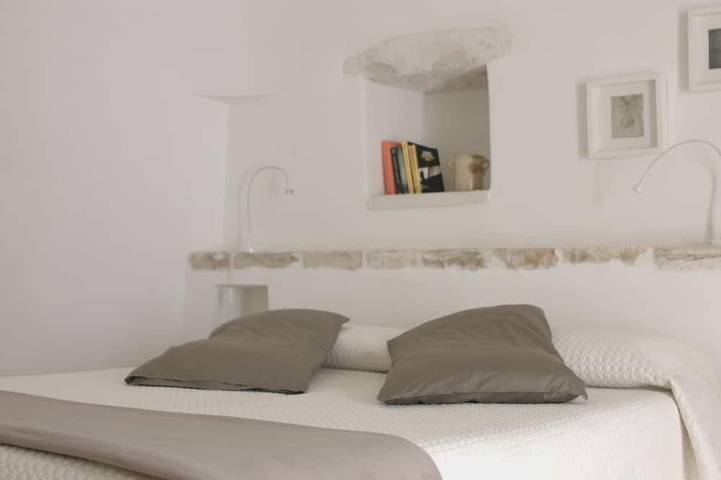 Trulli in historic farmhouse in panoramic position between sea and hills in Fasano, Salento