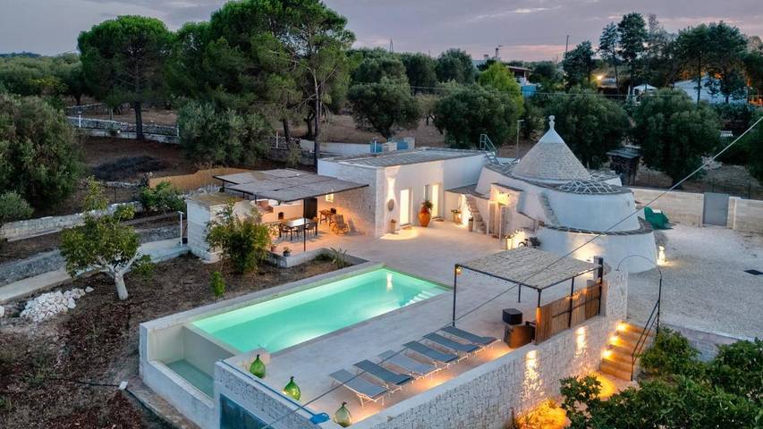 Villa voor 8 personen, with zwembad and tuin as well as uitzicht in Ostuni