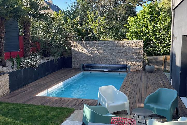 Maison de vacances pour 8 personnes, avec jardin et terrasse