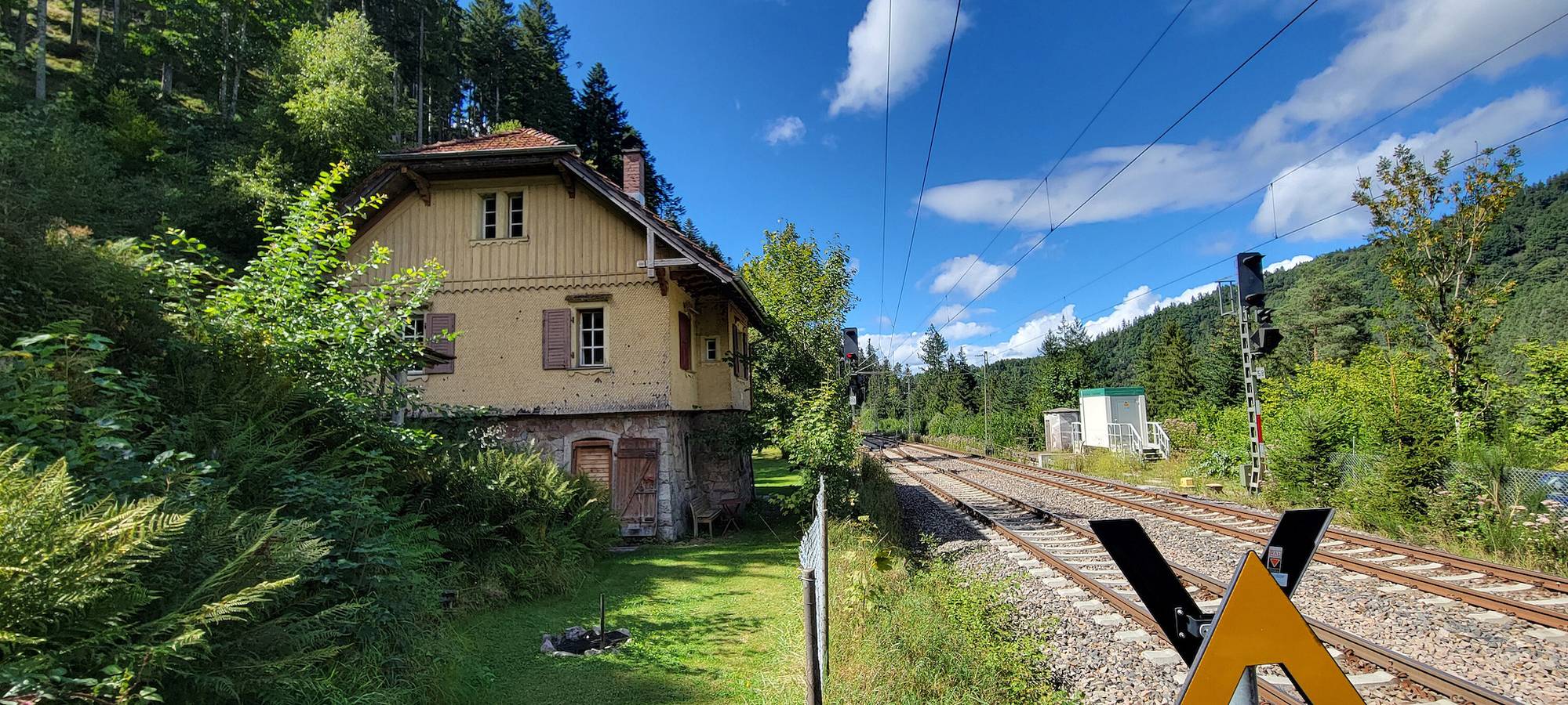 Ferienhaus 'Bahnwärterhaus' mit privatem Garten in Triberg, Mittlerer Schwarzwald