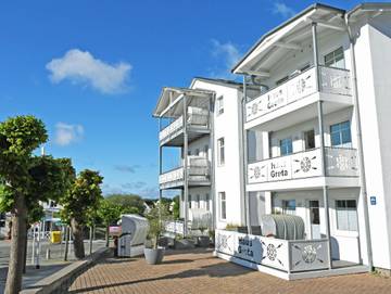 Ferienwohnung für 5 Personen, mit Terrasse und Ausblick sowie Garten, kinderfreundlich in Sellin