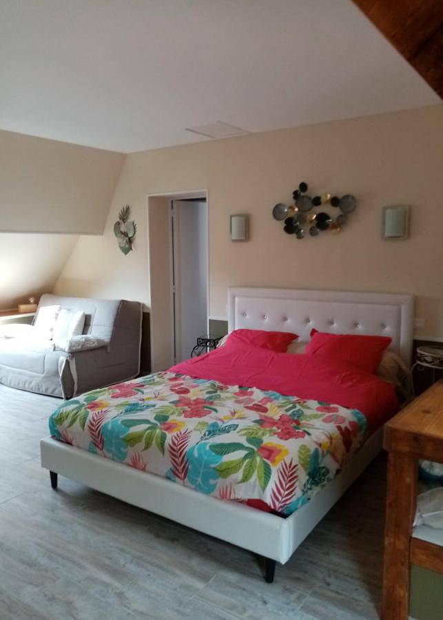 Chambre d’hôte pour 2 personnes, avec Terrasse ainsi que Jardin et Vue