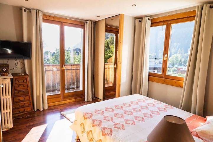 Gîte pour 4 personnes, avec jardin et balcon dans Les Bossons - 2