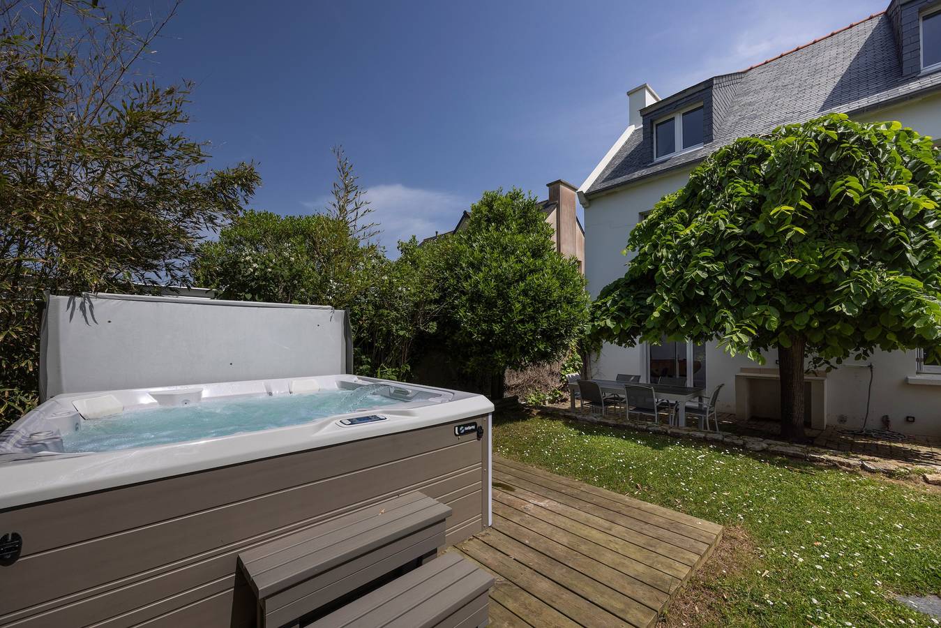 La lividig bleue : maison en face de la mer in Brignogan-Plages, Région de Brest