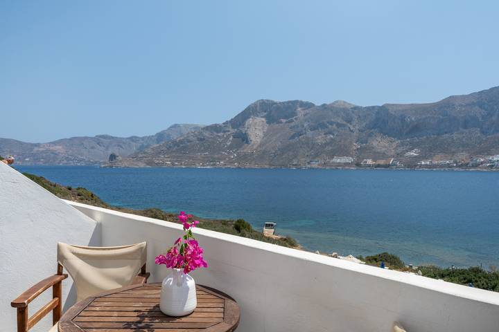 Chambre d’hôte pour 2 personnes, avec Balcon ainsi que Jardin et Bassin pour enfant en Grèce - 2