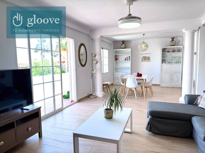 Apartamento para 6 personas, con terraza y jardín en Els Poblets
