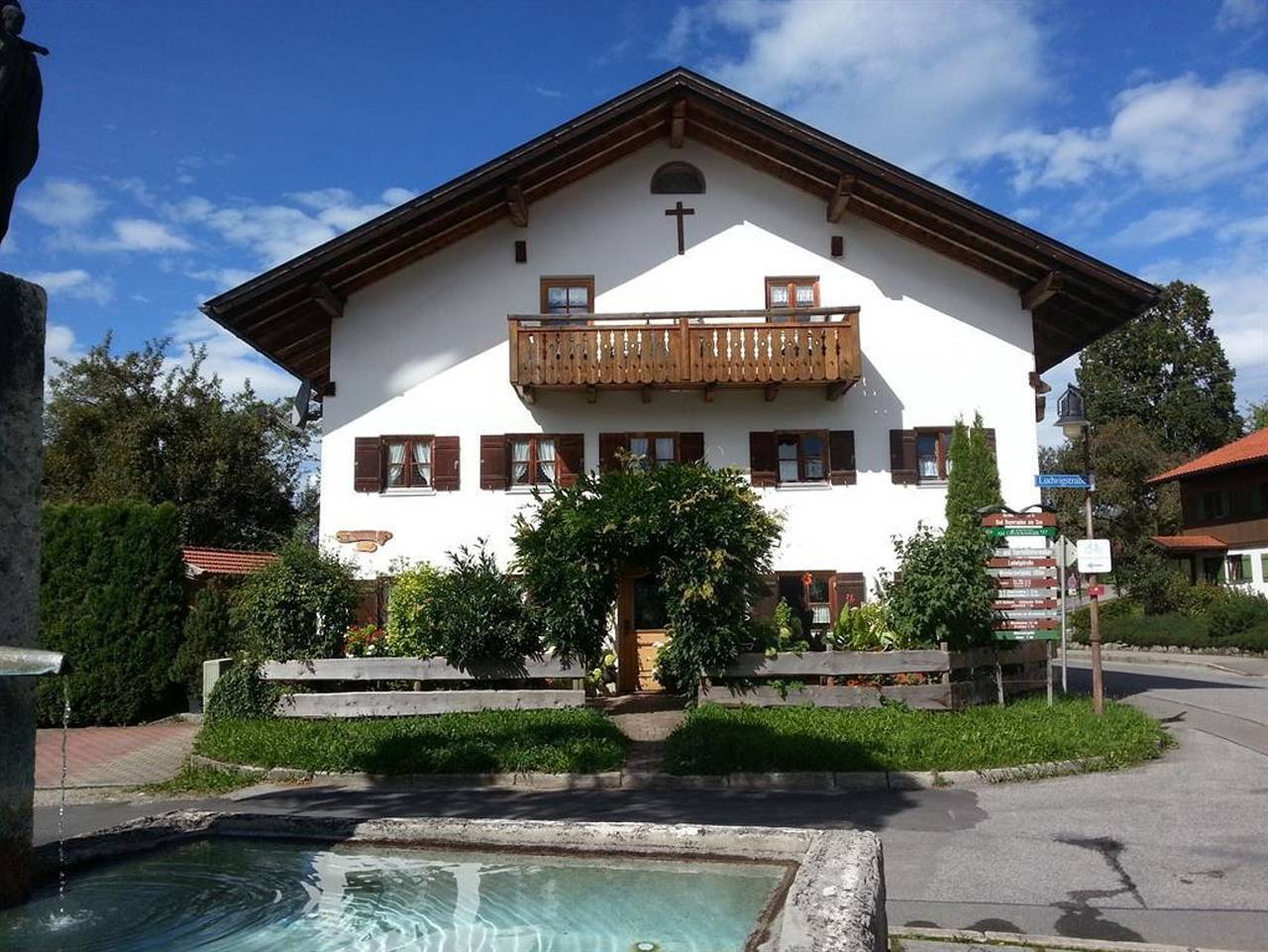 Ganze Ferienwohnung, Ferienwohnung am Marienbrunnen - Ferienwohnung (2 Schlafz.) in Bad Bayersoien, Bayerische Alpen