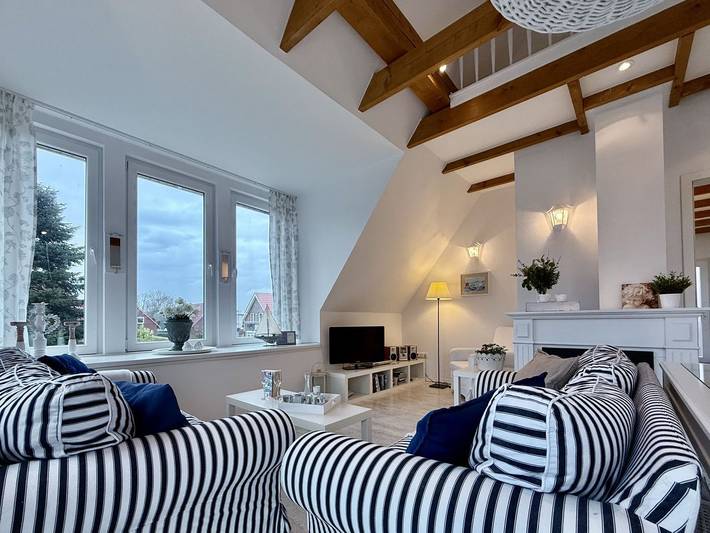 Ferienwohnung für 6 Personen, mit Balkon und Sauna in Carolinensiel