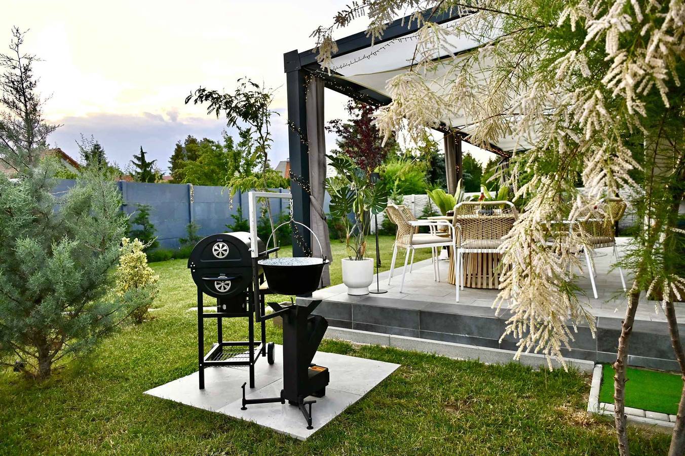 Ferienhaus in ruhiger Lage mit grosser Terrasse und wunderschöner Einrichtung  in Balatonkeresztur, Plattensee Südufer