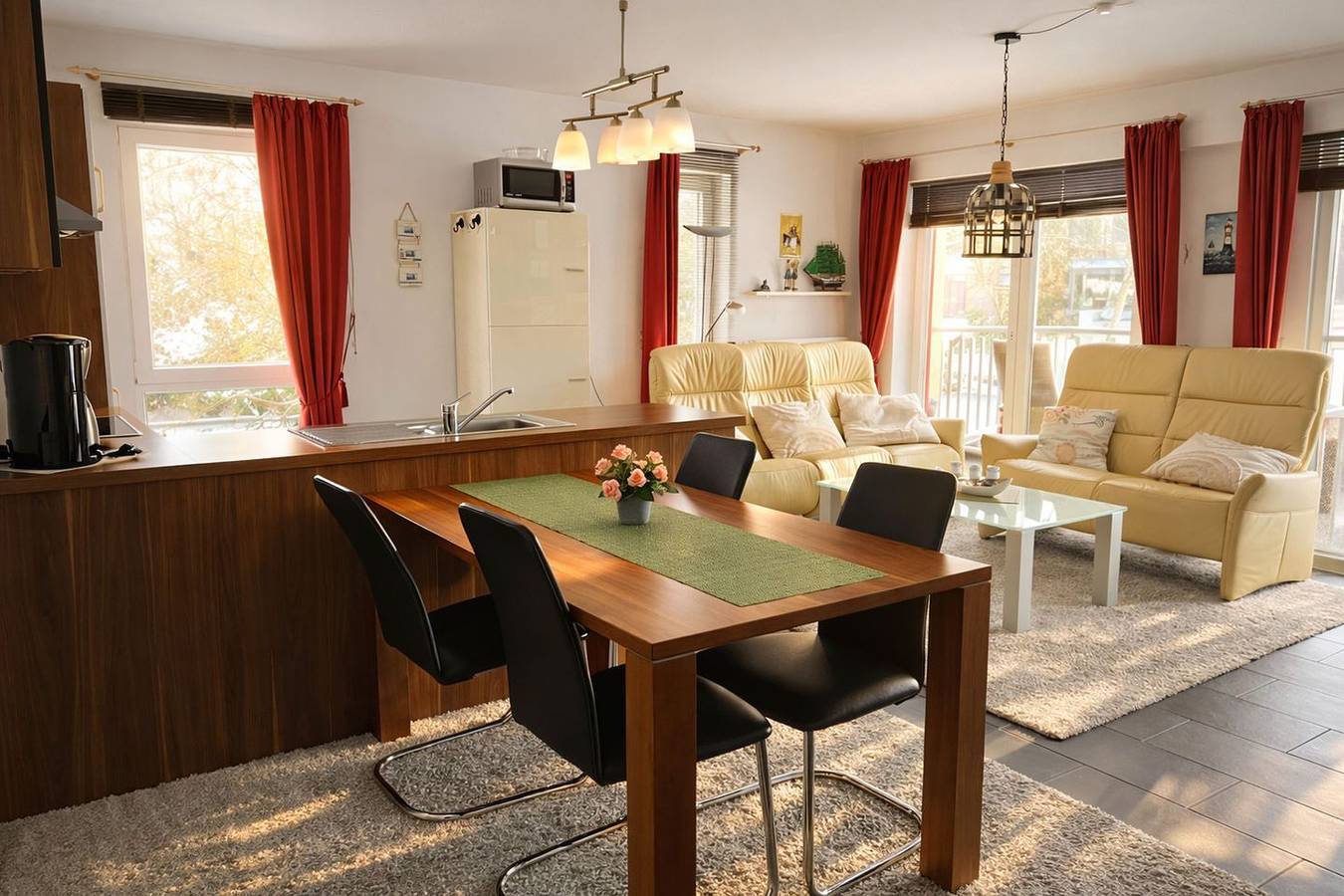 Ganze Wohnung, Komfortwohnung - direkt am Sandstrand mit Sauna, Whirlbadewanne und Balkon in Schillig Strand, Wangerland