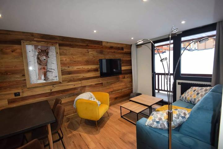 Apartamento entero, 2 estancias 4 pers - The Arolles - Centre Plagne - WIFI in Plagne Centre, La Plagne-Tarentaise
