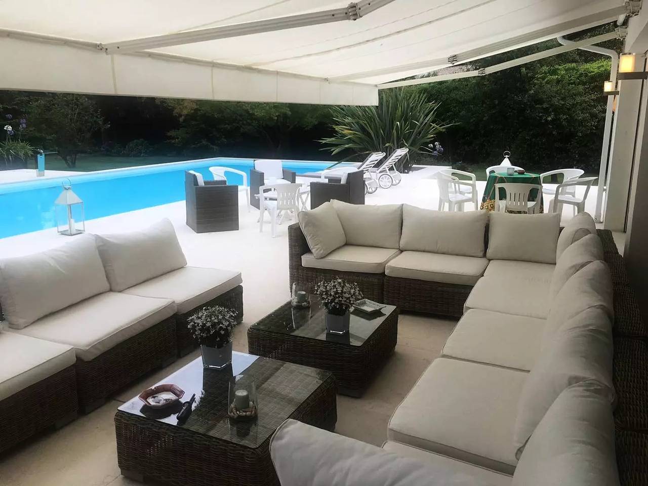Villa Baradarena met verwarmd zwembad en tuin voor 10 personen. in Hossegor, Côte d’Argent