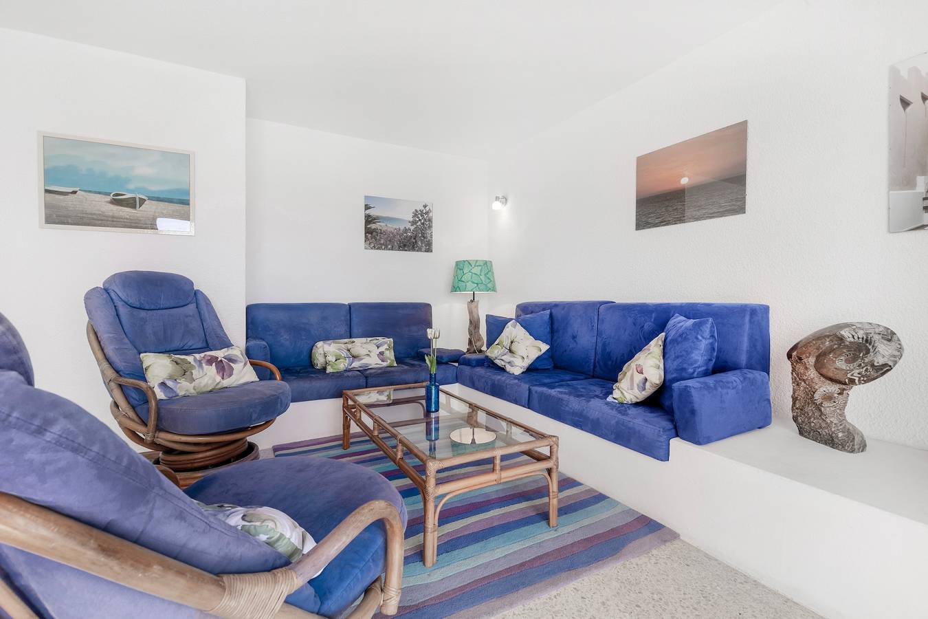 Apartamento entero, Vacaciones 'Beach House Christine' con vistas al mar, terraza privada y Wi-Fi in Costa Calma, Costa Calma sur