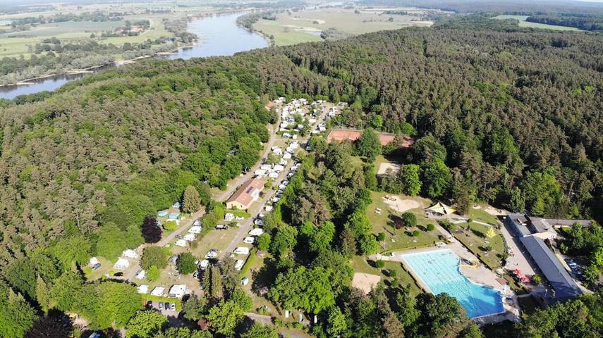 Camping für 5 Personen, mit Terrasse in der Lüneburger Heide