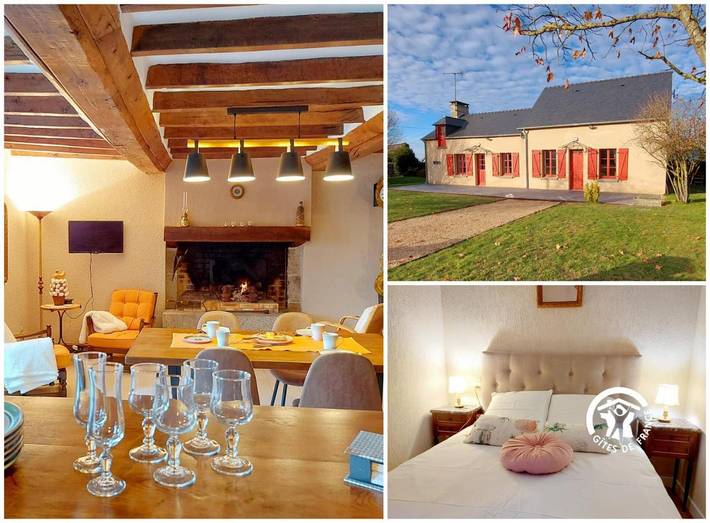 Maison de vacances pour 6 personnes, avec jardin