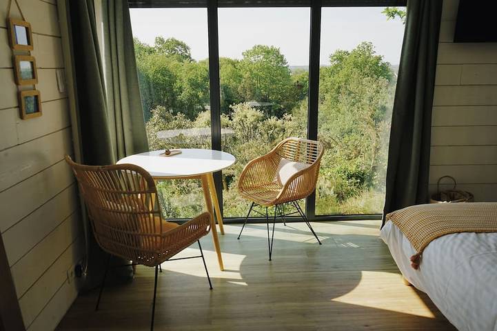 Lodge Castille : vue, design, confort premium in Pont-Aven, Région de Quimper